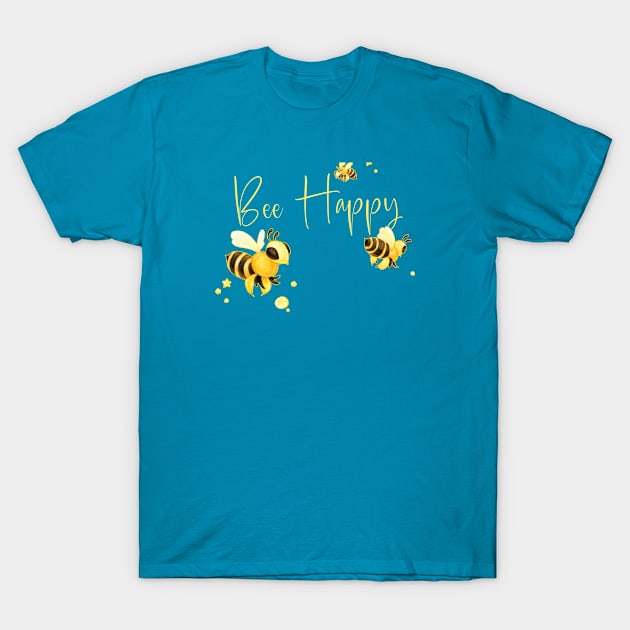 Bee Happy T-Shirt by dreaming_hazel